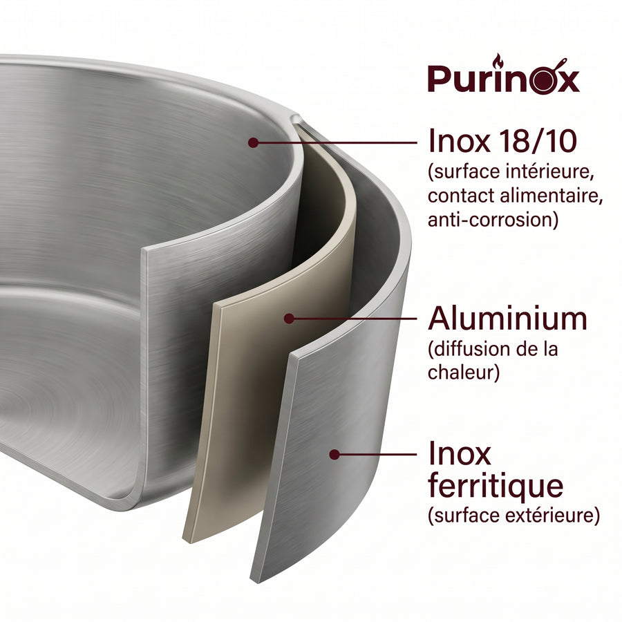 Wok | Acier inoxydable 18/10